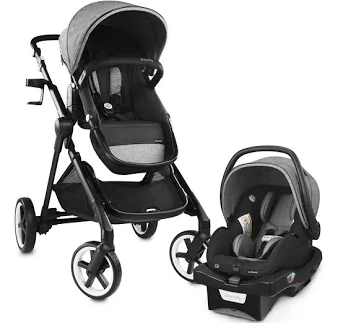 7-4.png Evenflo Gold SensorSafe Pivot Xpand Smart Modular Travel System w/ LiteMax Infant Car Seat - Image 1