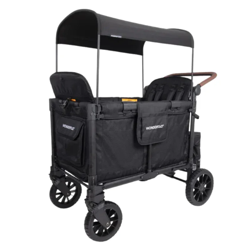 WonderFold W4 Luxe Pro Quad Stroller Wagon - Image 1